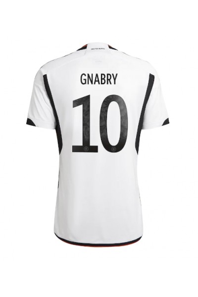 Duitsland Serge Gnabry #10 Voetbaltruitje Thuis tenue WK 2022 Korte Mouw